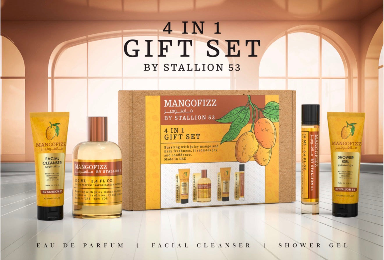 FIERTE SOIGNE MD KIT-1635 スキンケアセット GIFT SET 4 IN 1 MANGOFIZZ BY STALLION 53 – vivifraganceswhosale