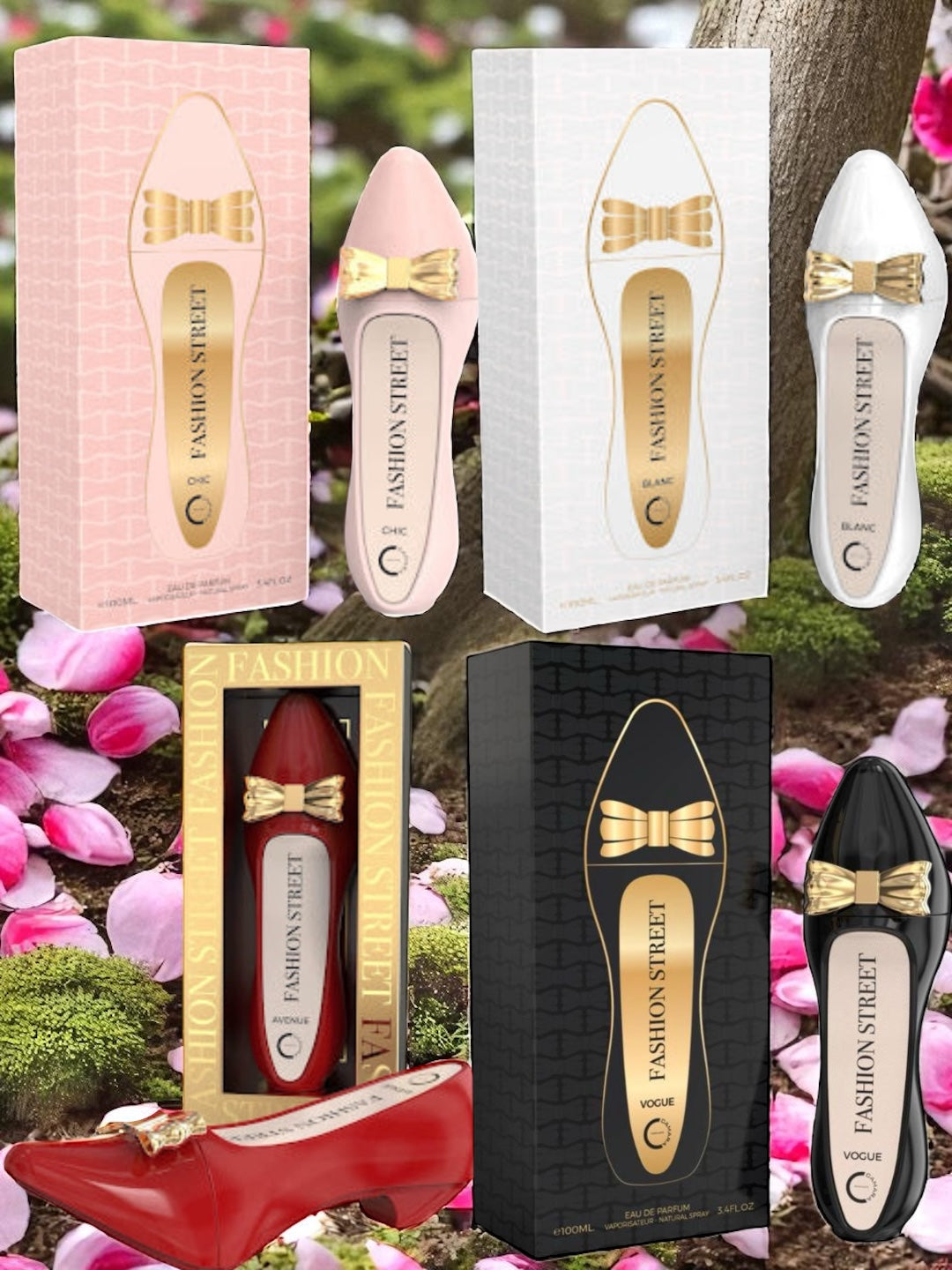 SET FASHION COMBO 4 PIEZAS CAMARA 100ml CADA UNA