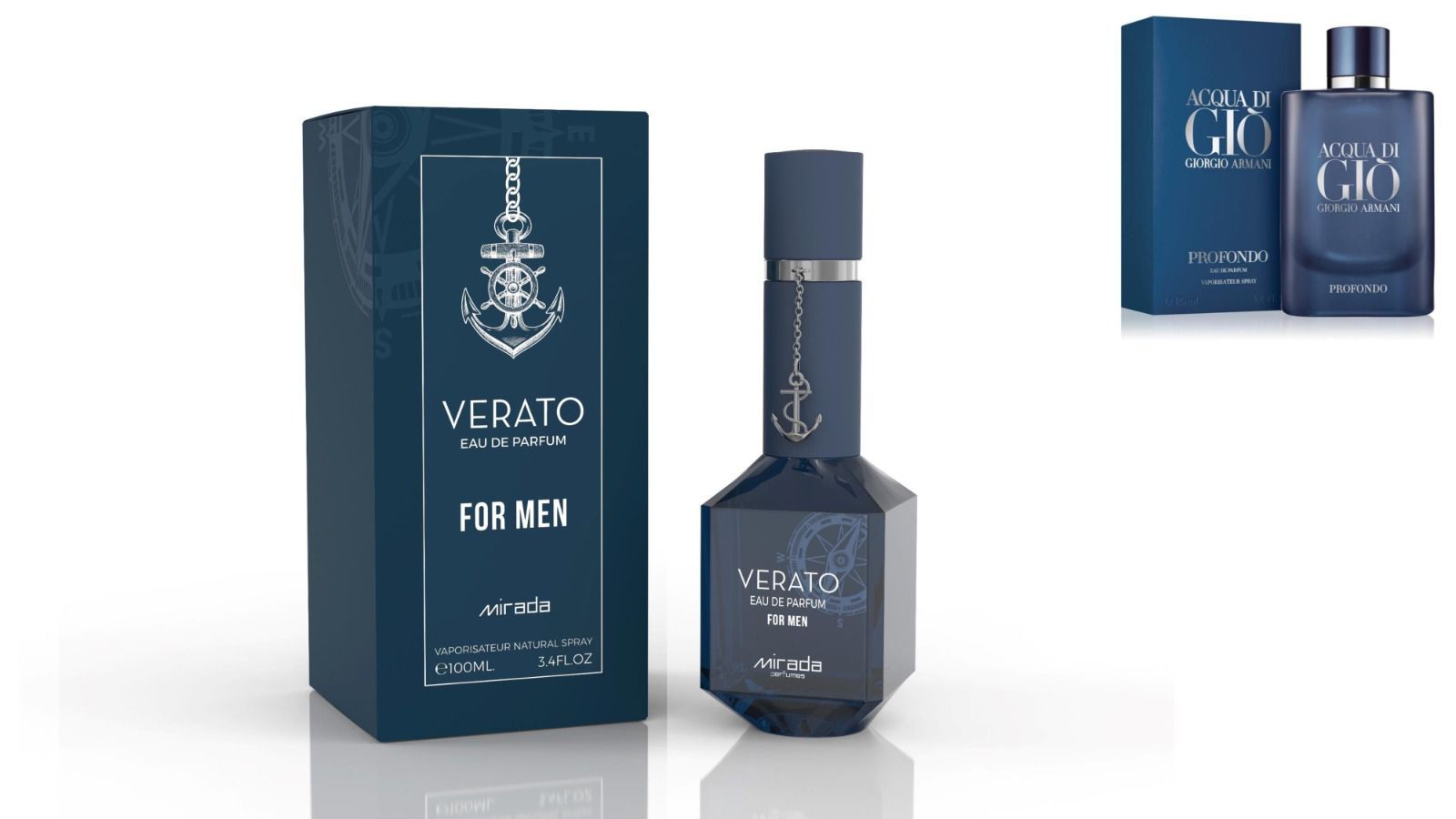 Verato For Men (12 + Tester Gratis ) - 100ML EDP by Mirada✔️