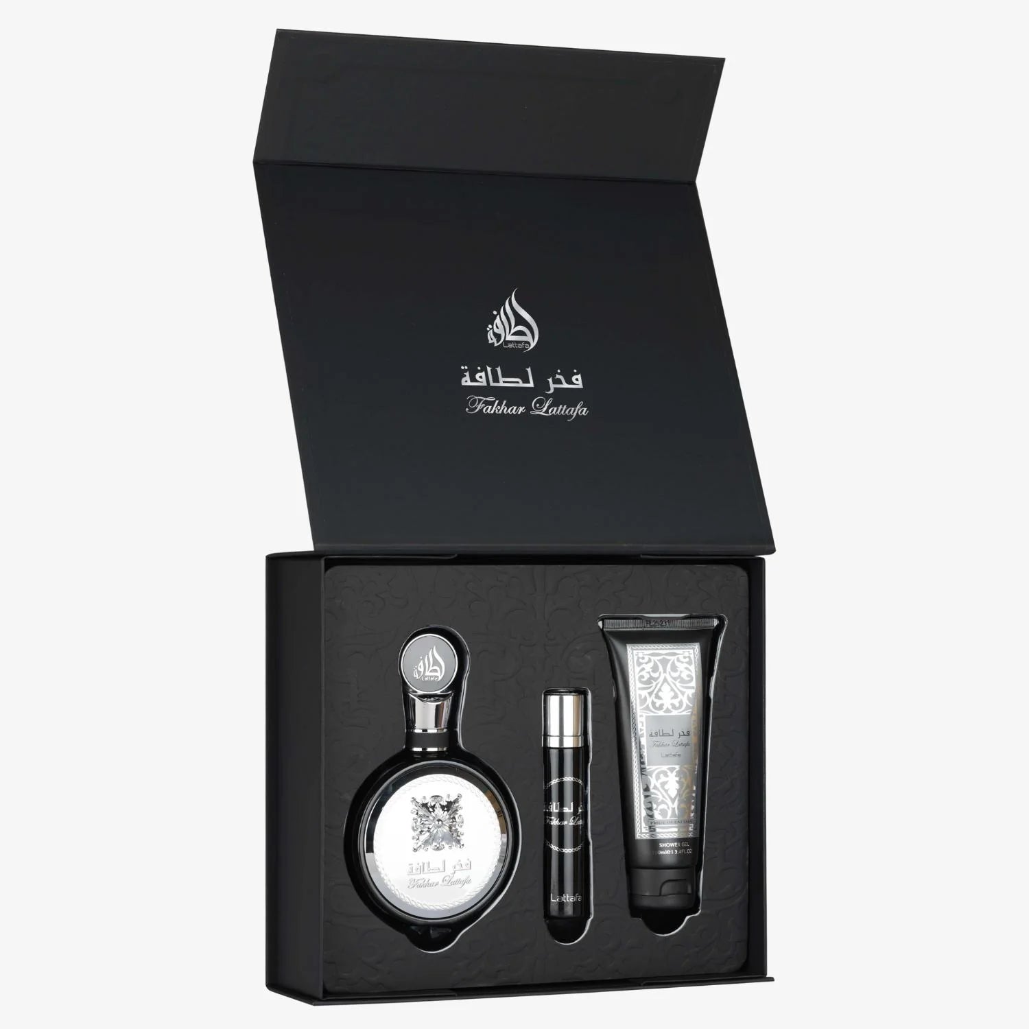 Fakhar 3 pcs Gift Set Lattafa – vivifraganceswhosale