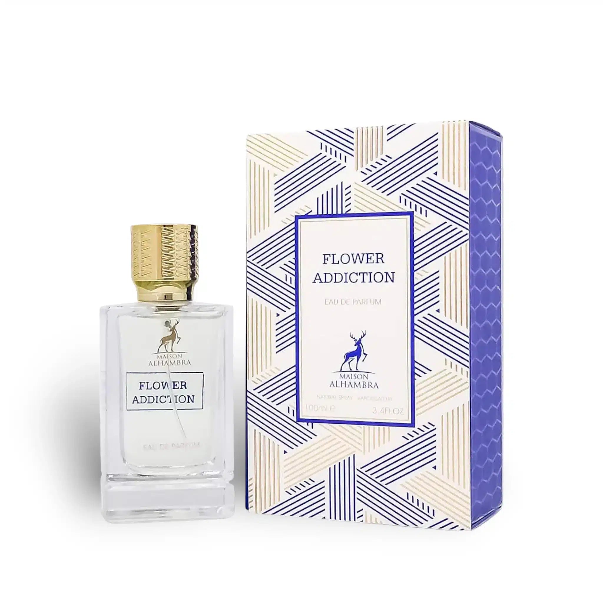 FLOWER ADDICTION EAU DE PARFUM MAISON ALHAMBRA 100ml✔️