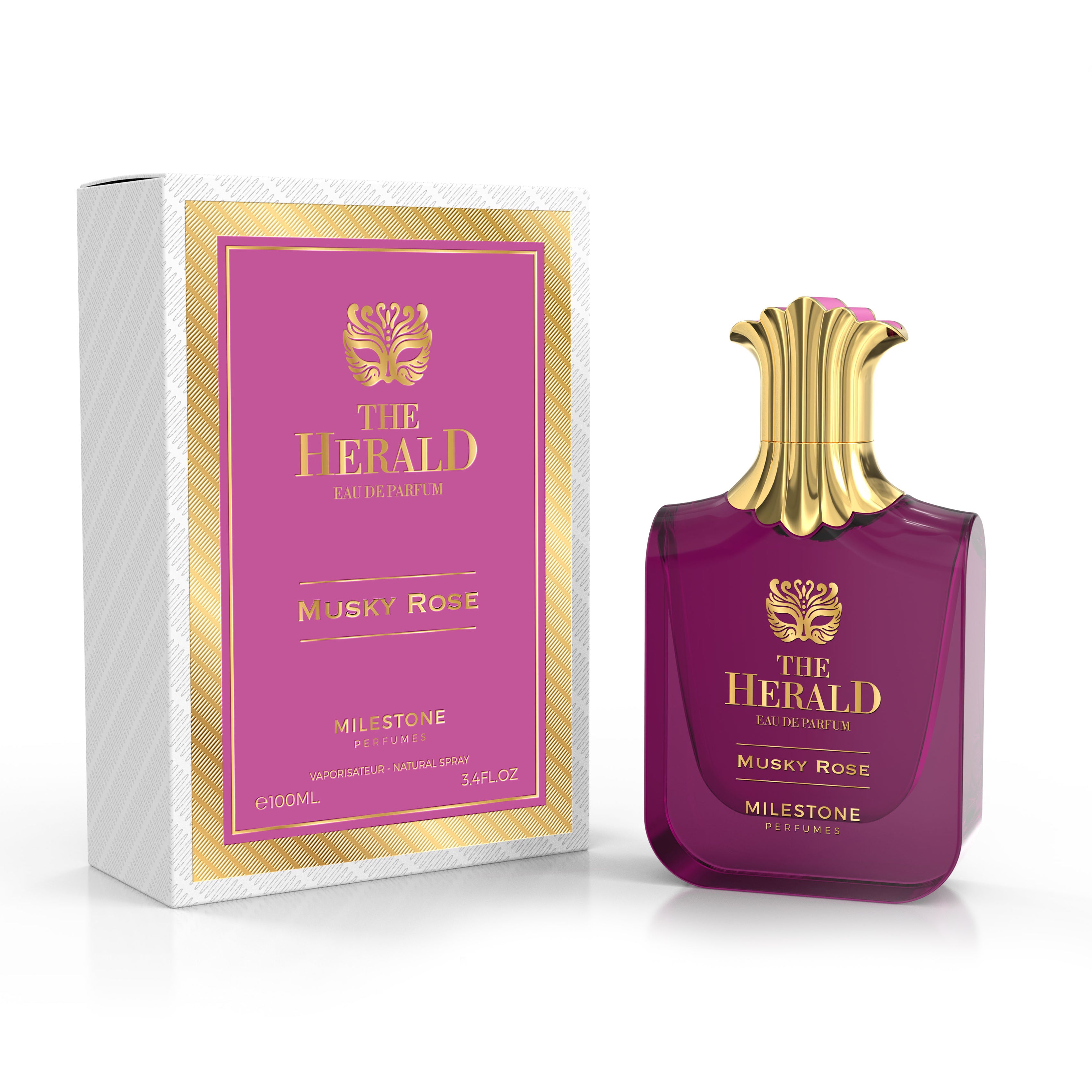 The Herald Musky Rose | Eau De Parfum 100ml | by Milestone Perfumes