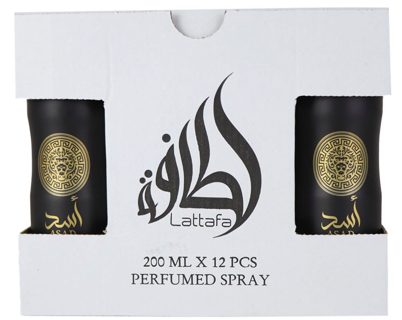 BODY SPRAY LATTAFA ASAD 200ml ( 12 UNIDADES )