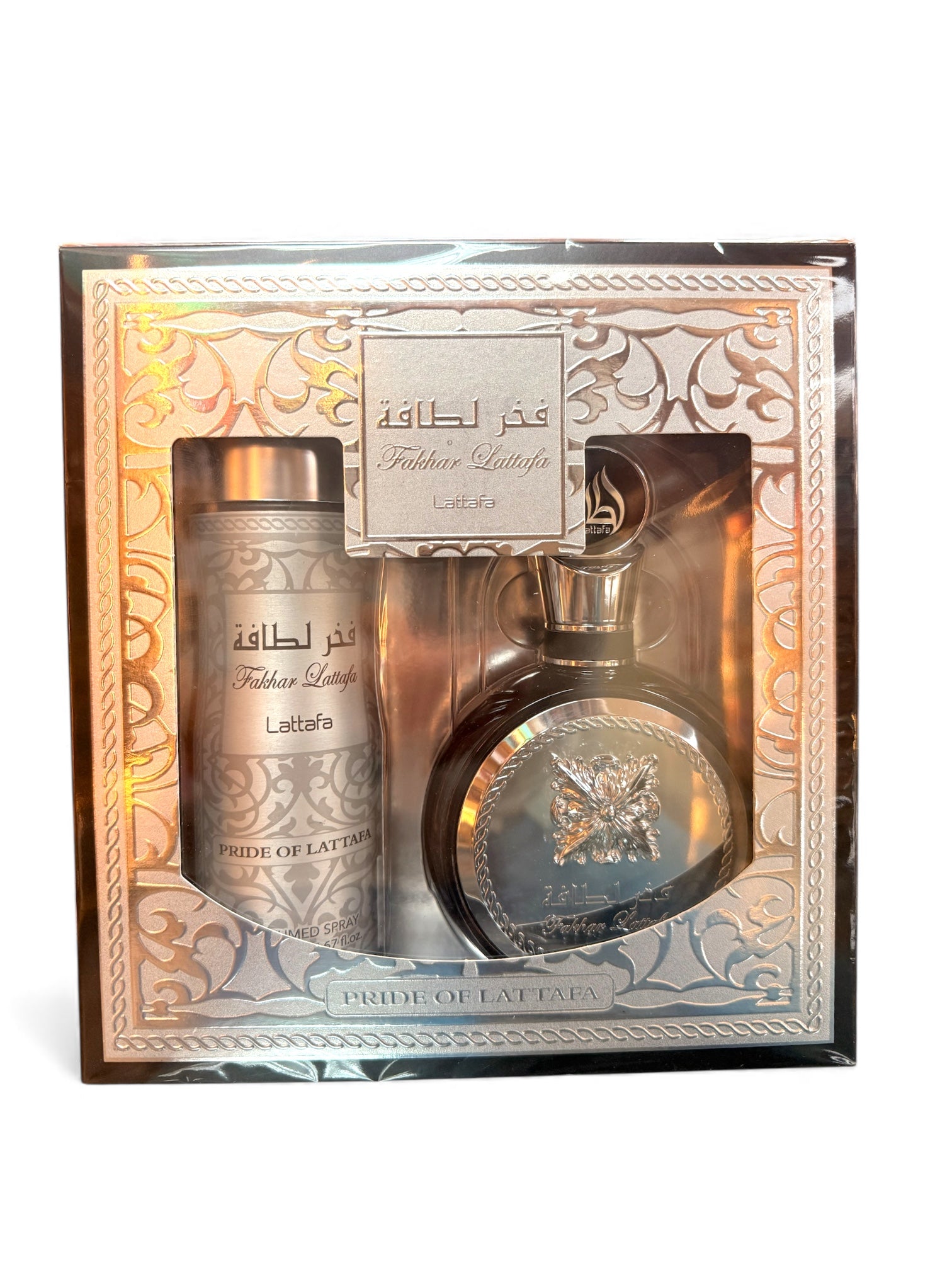 SET FAKHAR LATTAFA PRIDE 100ml & BODY SPRAY 200ml