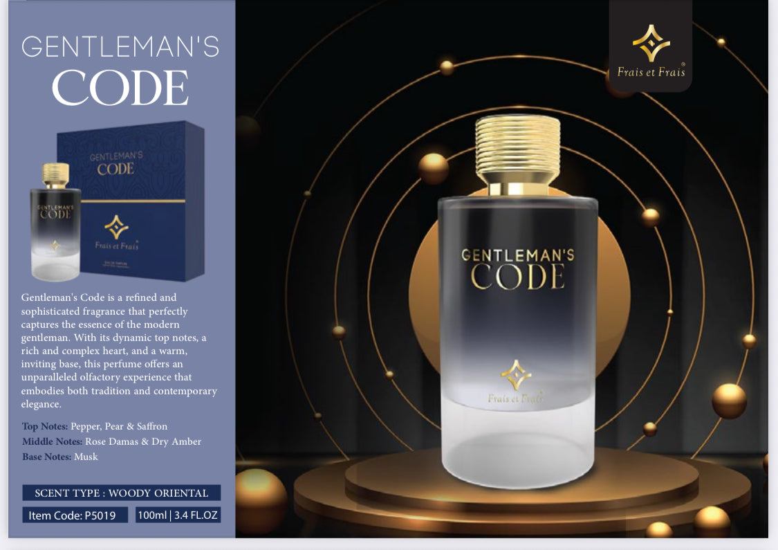 Frais et Frais GENTLEMAN'S
CODE
