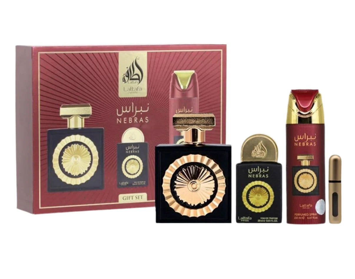 GIFT SET NEBRAS LATTAFA 4 PCS