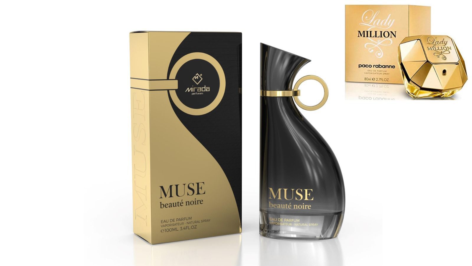 Muse Beauté Noire (12 + Tester Gratis ) - 100ML Edp by mirada✔️