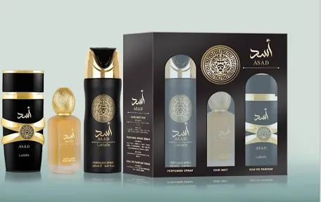 Asad Set 3 PIEZAS 100ML + 200ML DEO + 50ML HAIRMIST