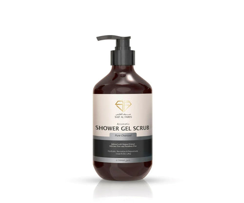 AROMATIC SHOWER GEL SCRUB PURE CHARCOAL 500ML
