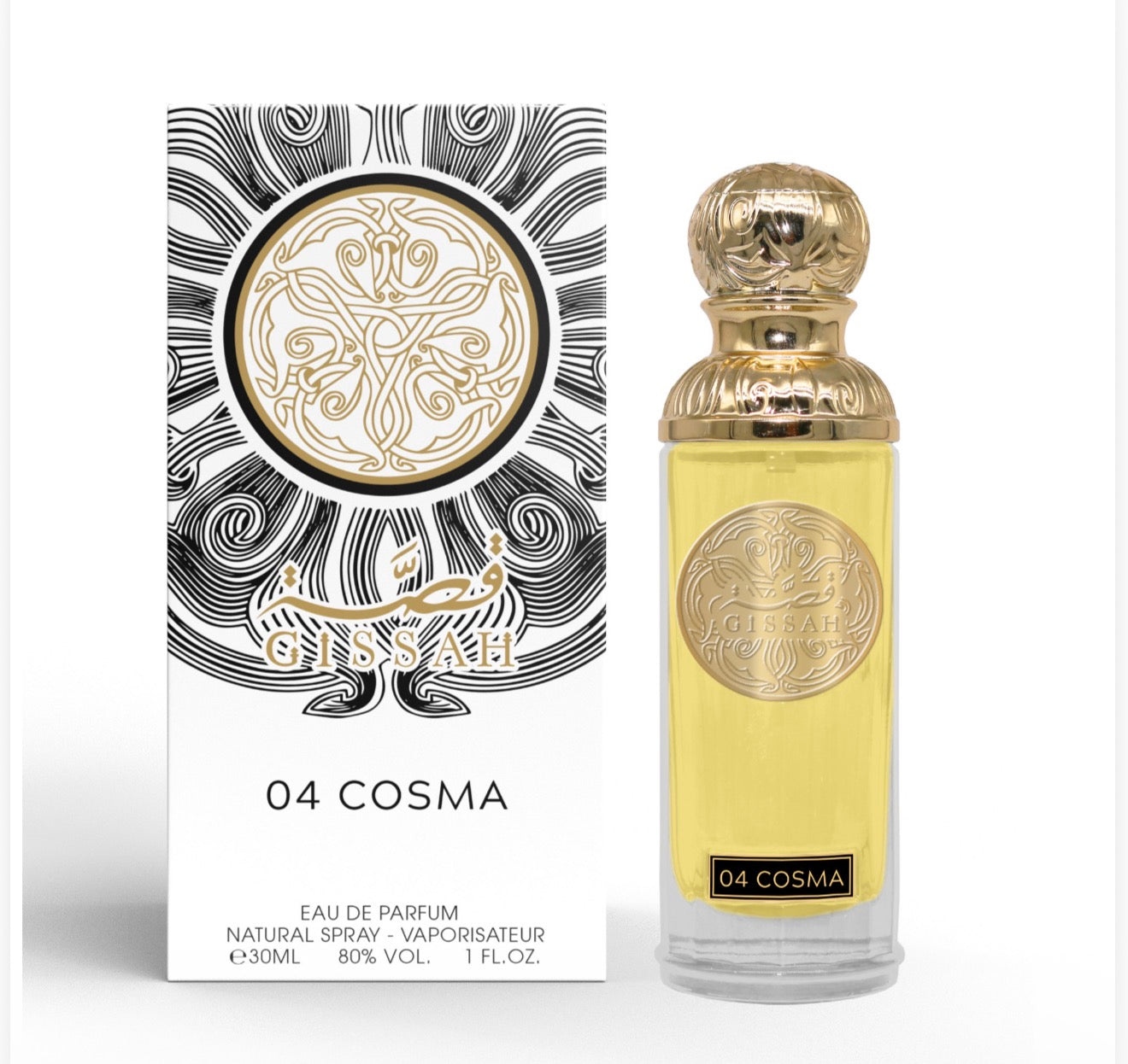 12 PIEZAS PERFUME COSMA GISSAH 30ml