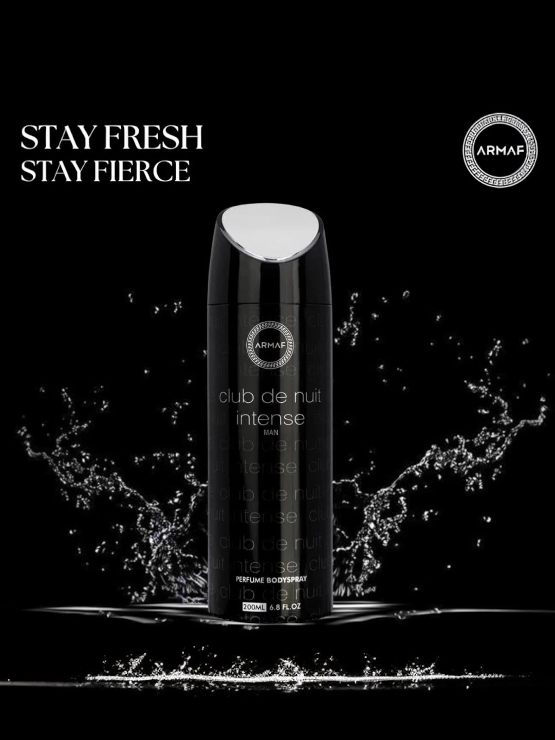 12 UNIDADES BODY SPRAY CLUB DE NUIT INTENSE MAN 200ml