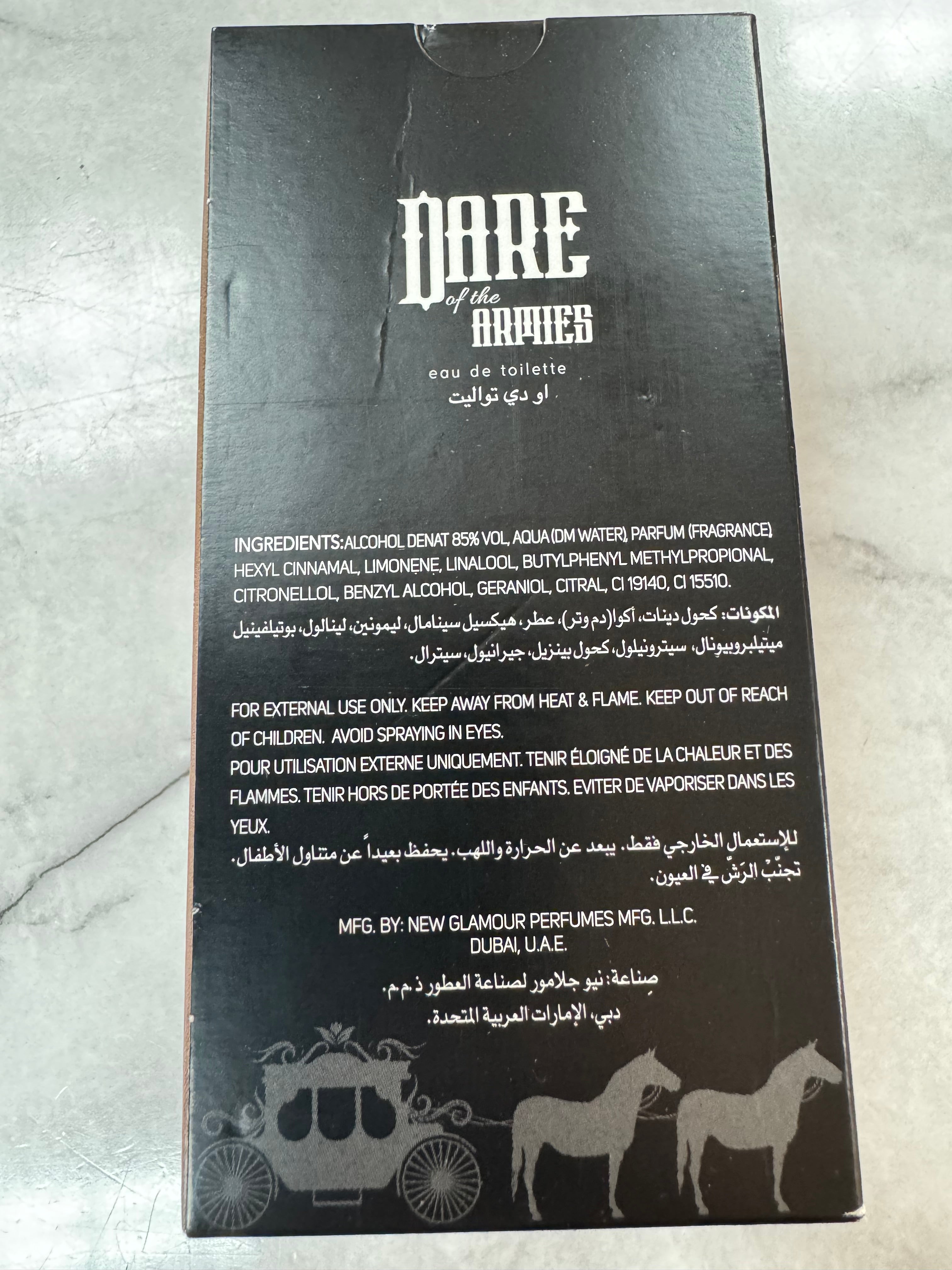 DARE OF THE ARMIES 100ml EAU