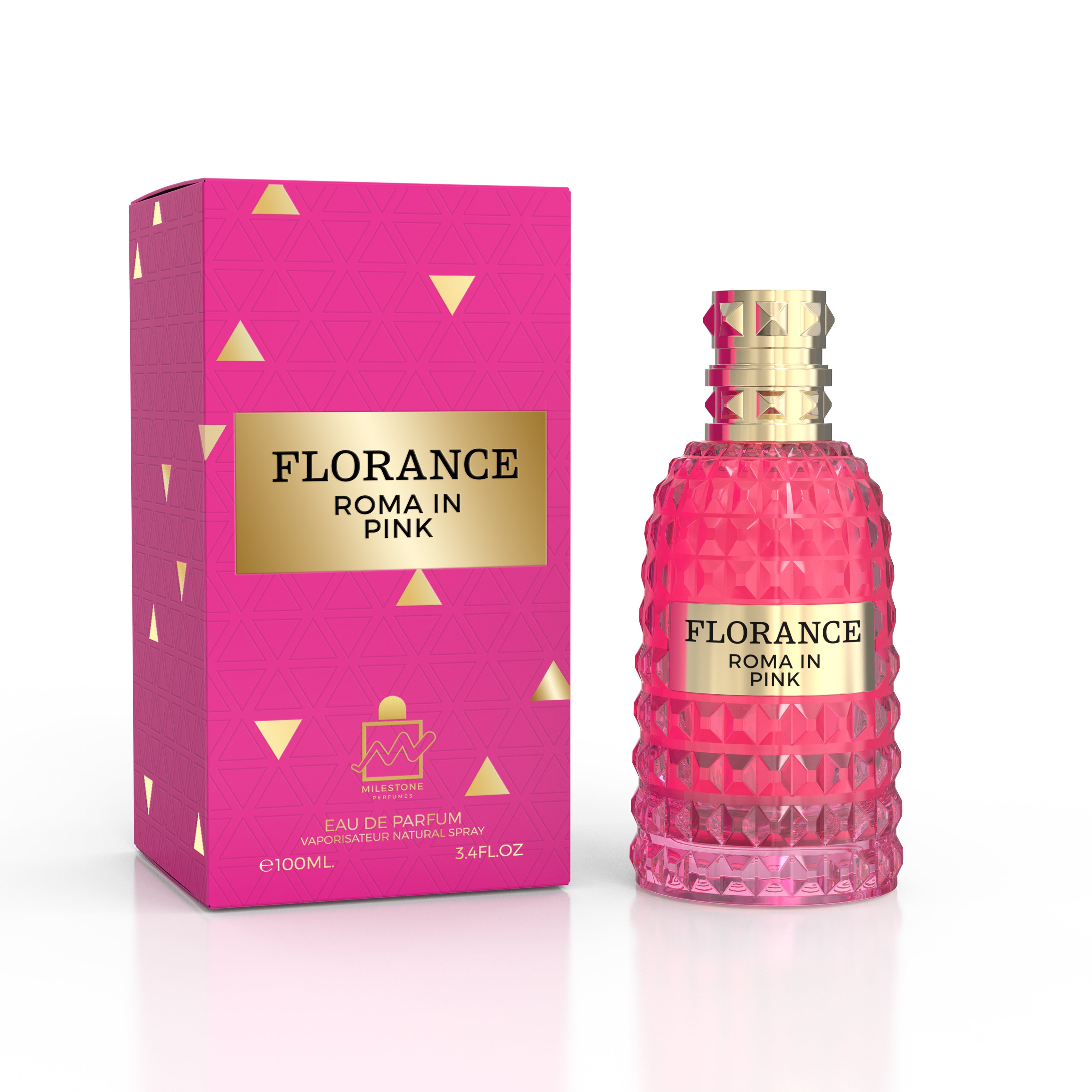 Florance Roma in Pink | Eau De Parfum 100ml | by Milestone Perfumes
