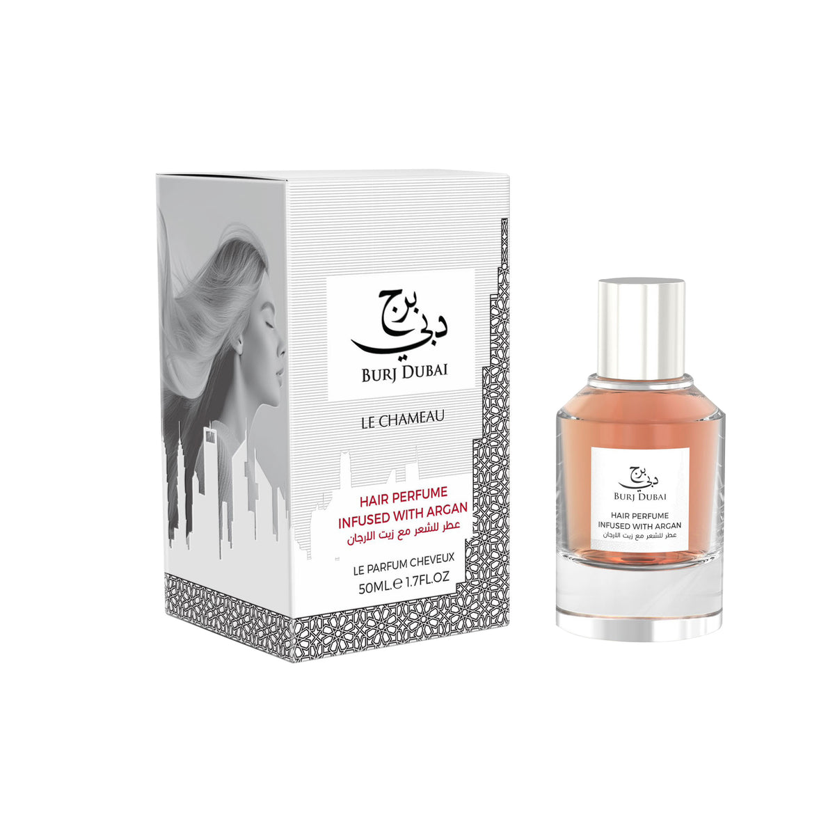 BURJ DUBAI HAIR PERFUME INFUSED WITH ARGAN