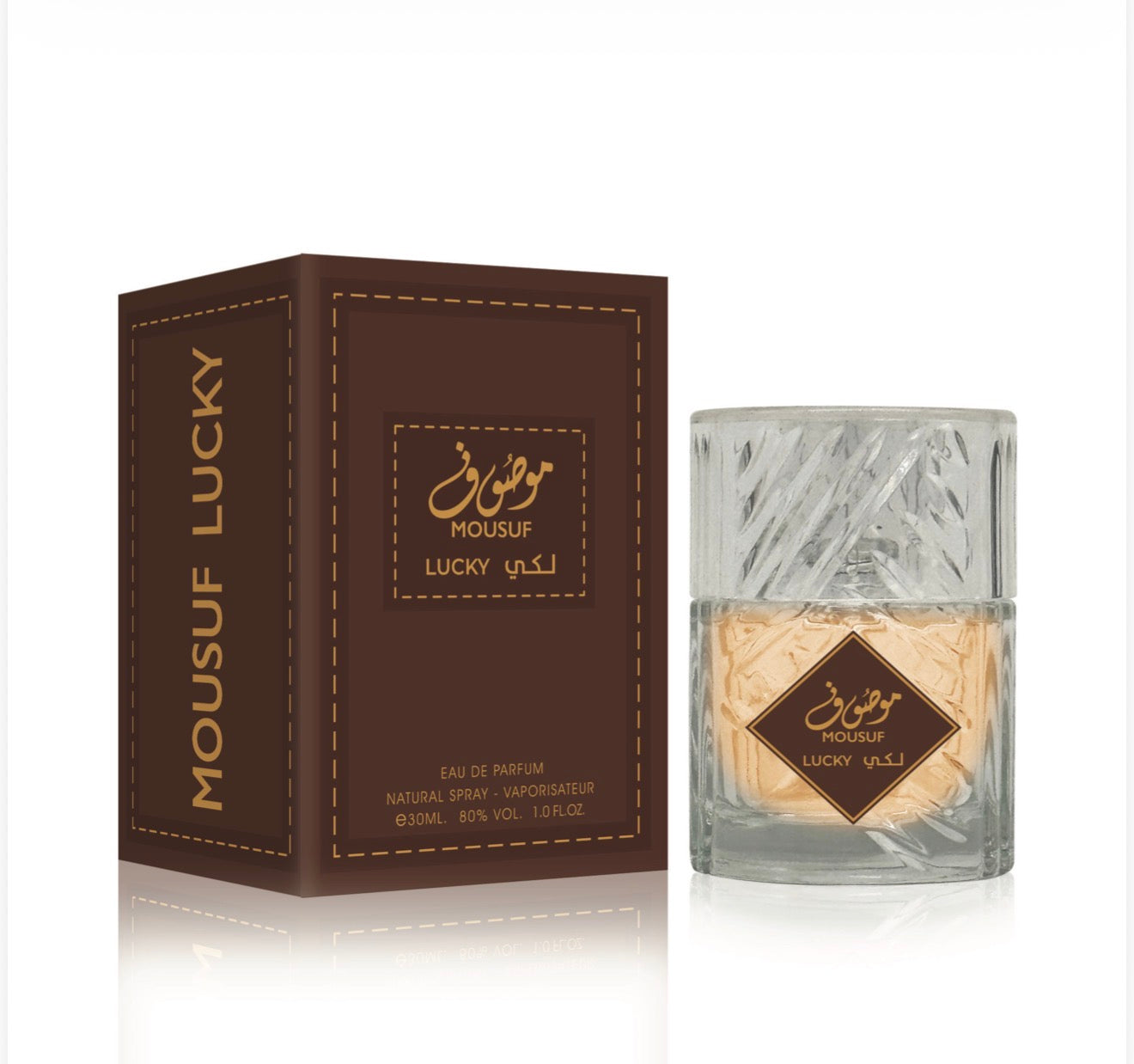12 PIEZAS PERFUME 30ml MOUSUF LUCKY