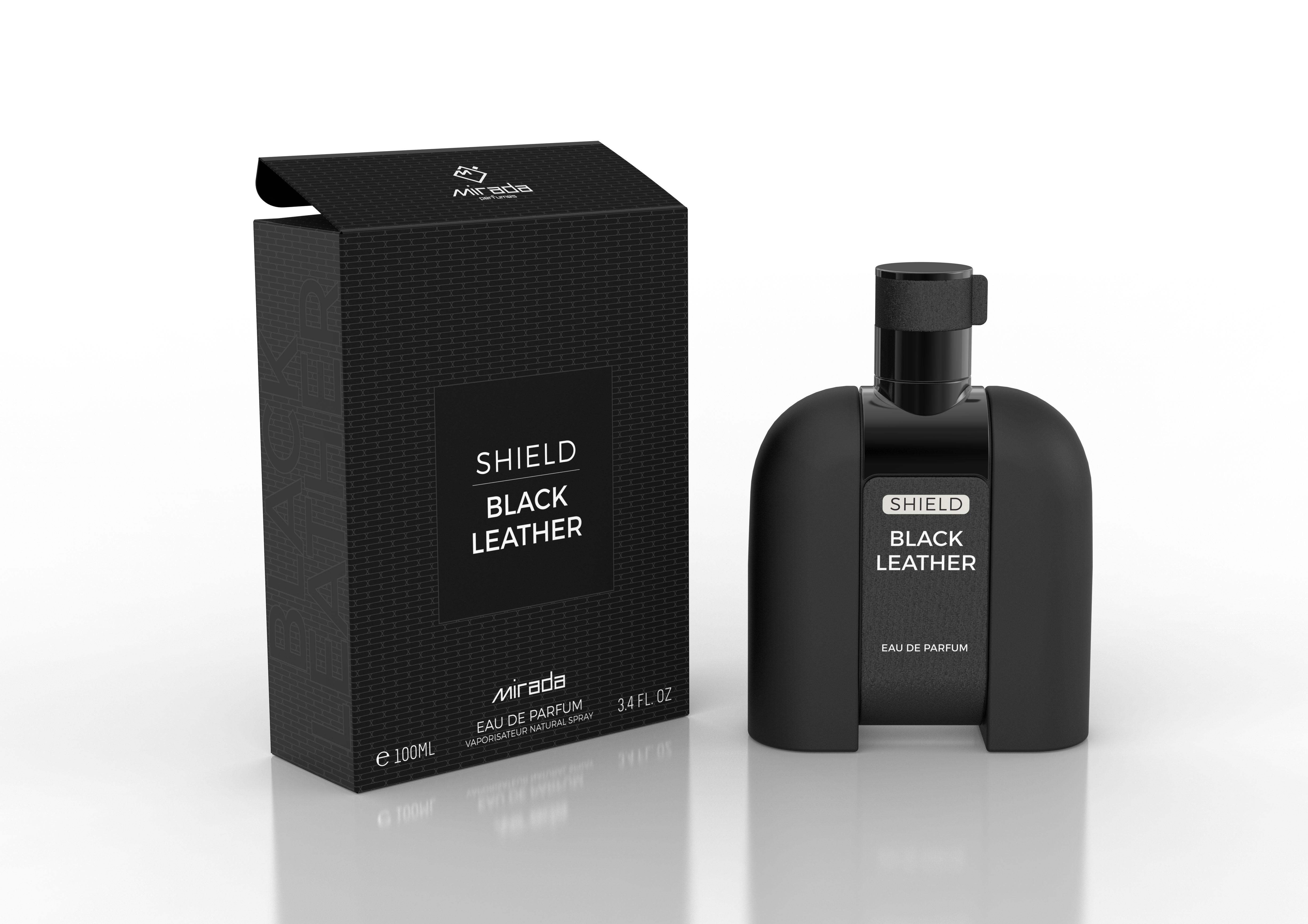 Shield Black Leather   (72 pcs + 6 FREE TESTER)