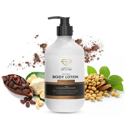 AROMATIC BODY LOTION COCOA BUTTER AND SOY 500ML