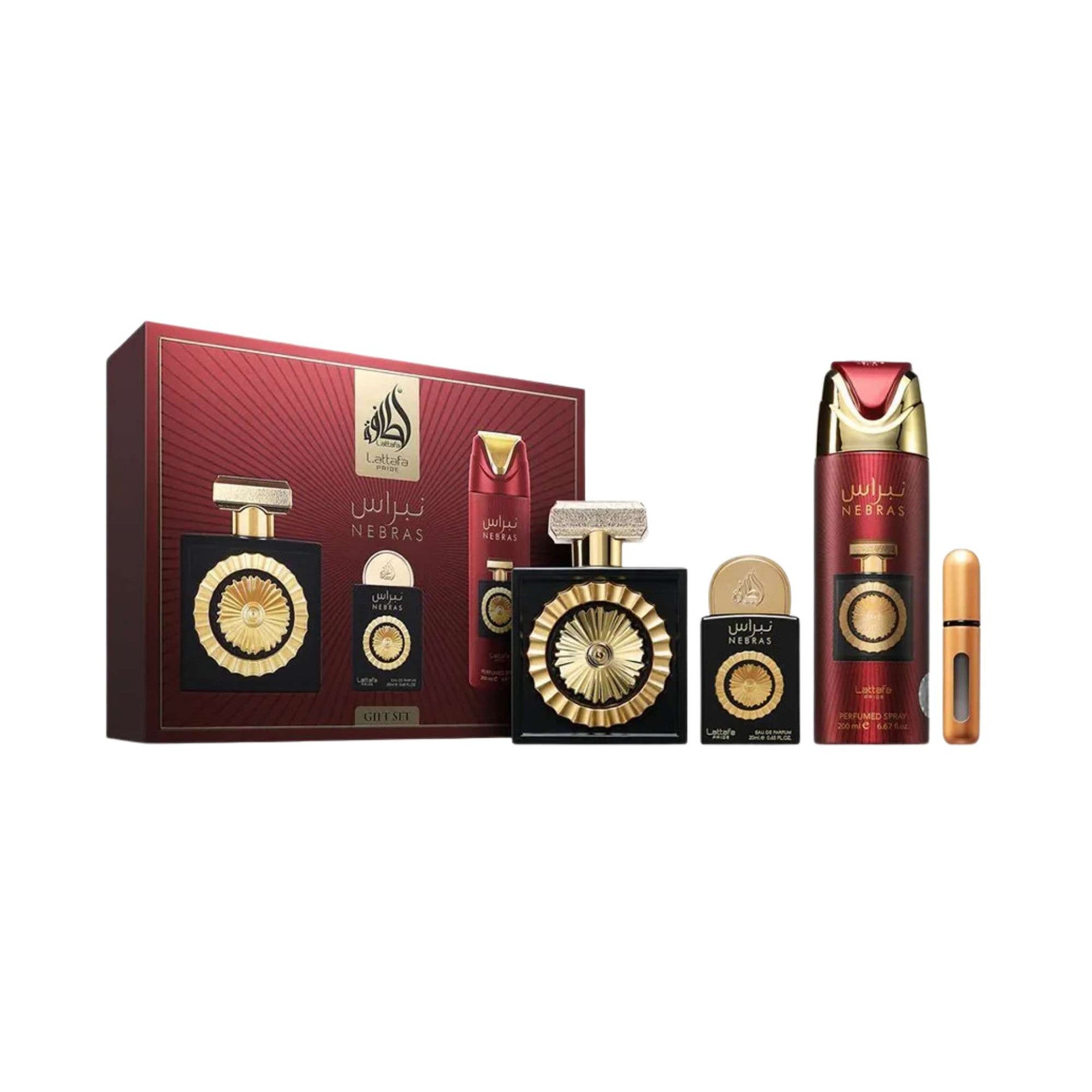 GIFT SET NEBRAS LATTAFA 4 PCS