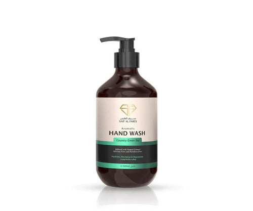 AROMATIC HAND WASH COUNTRY GREEN TEA 500ML