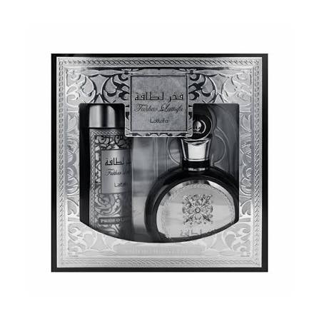 SET FAKHAR LATTAFA PRIDE 100ml & BODY SPRAY 200ml