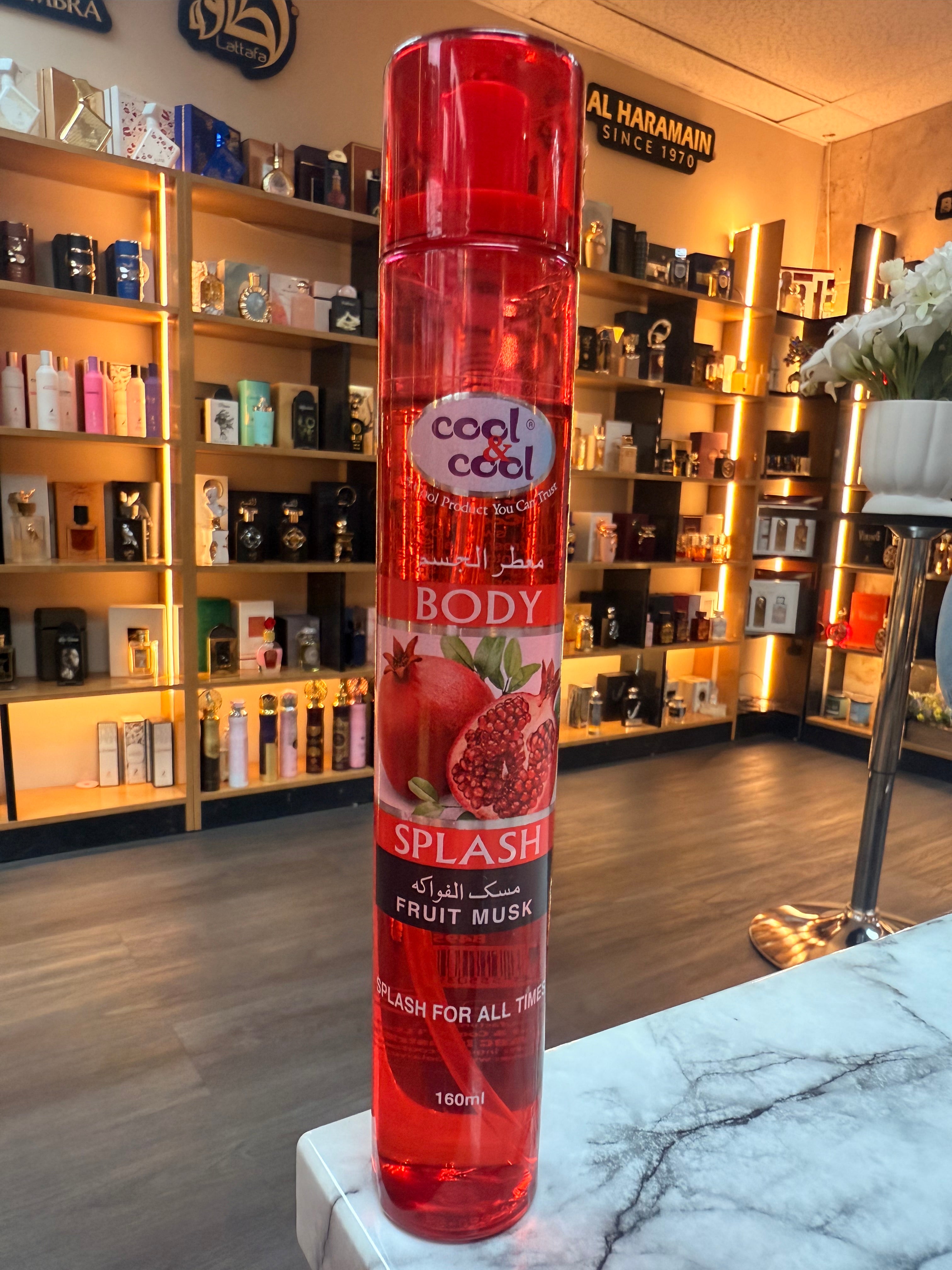 BODY SPLASH FRUIT MUSK COOL & COOL 160ml
