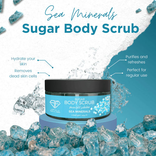 SUGAR BODY SCRUB SEA MINERALS 240GM