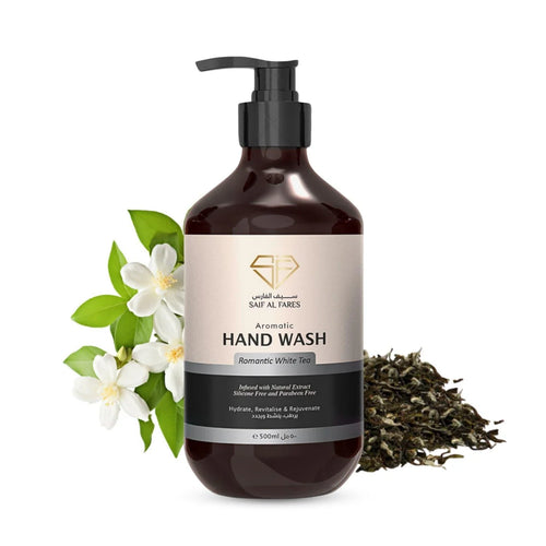 AROMATIC HAND WASH ROMANTIC WHITE TEA 500ML