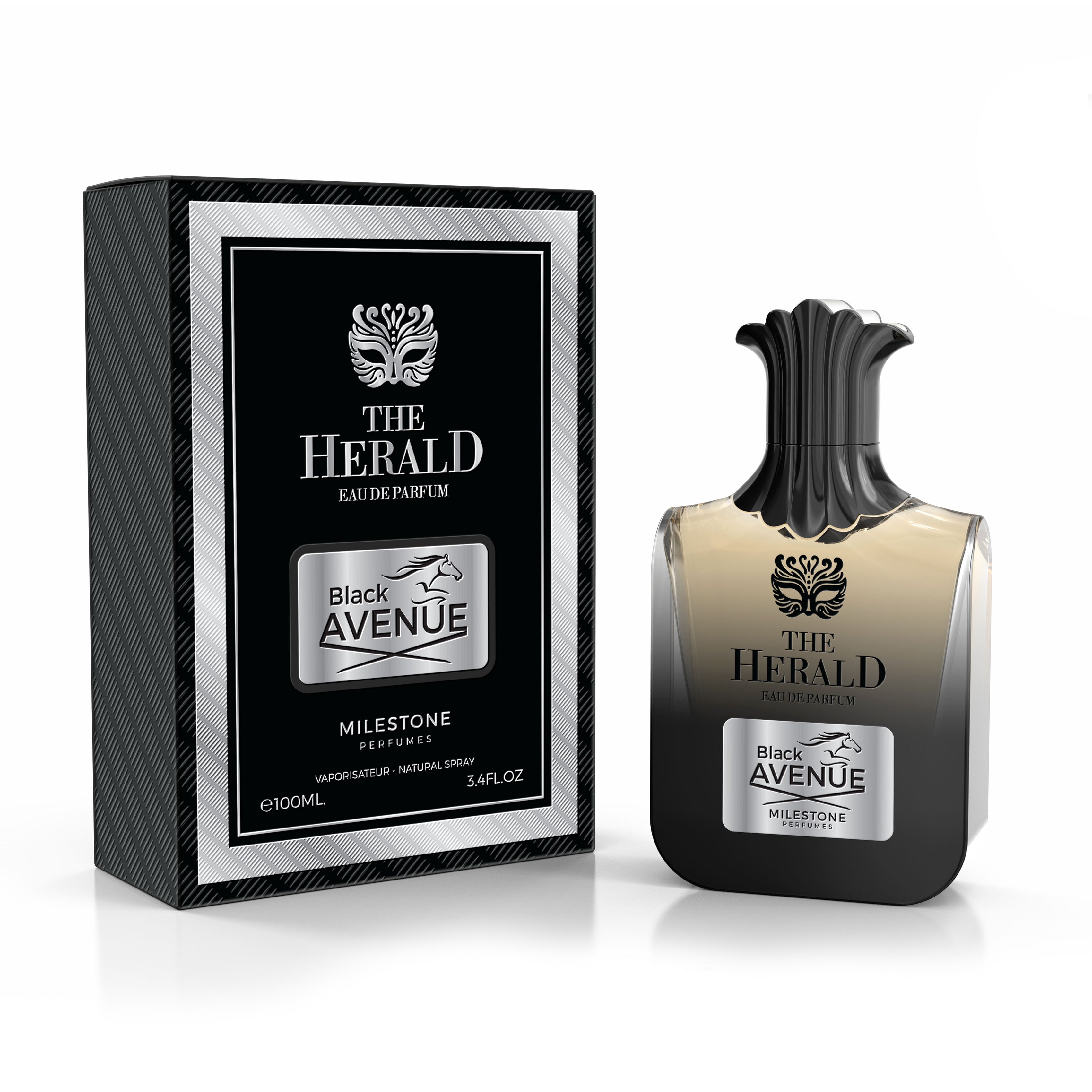 The Herald Black Avenue | Eau De Parfum 100ml | by Milestone Perfumes