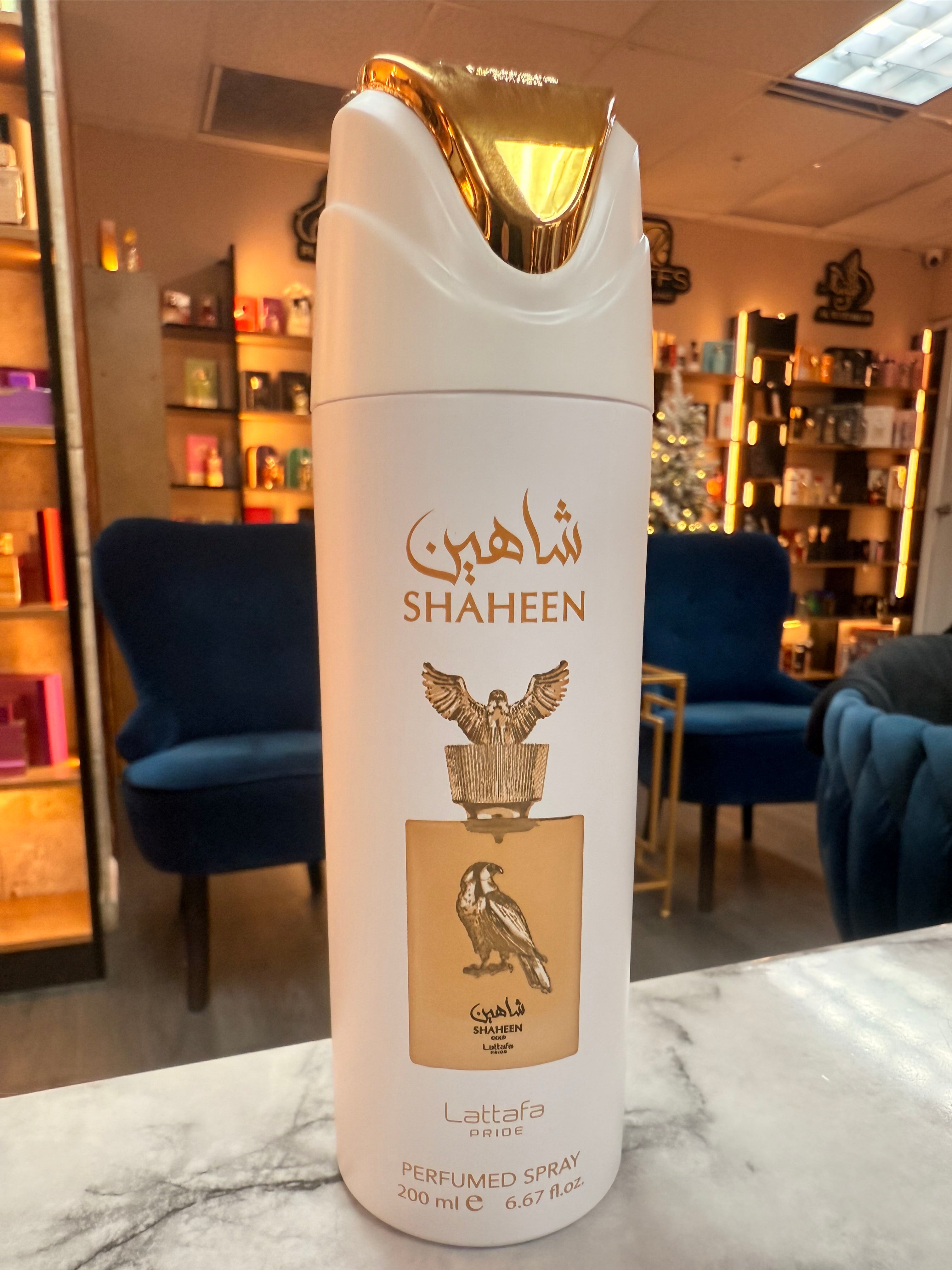 BODY SPRAY SHAHEEN GOLD (12 UNIDADES) LATTAFA 200ml