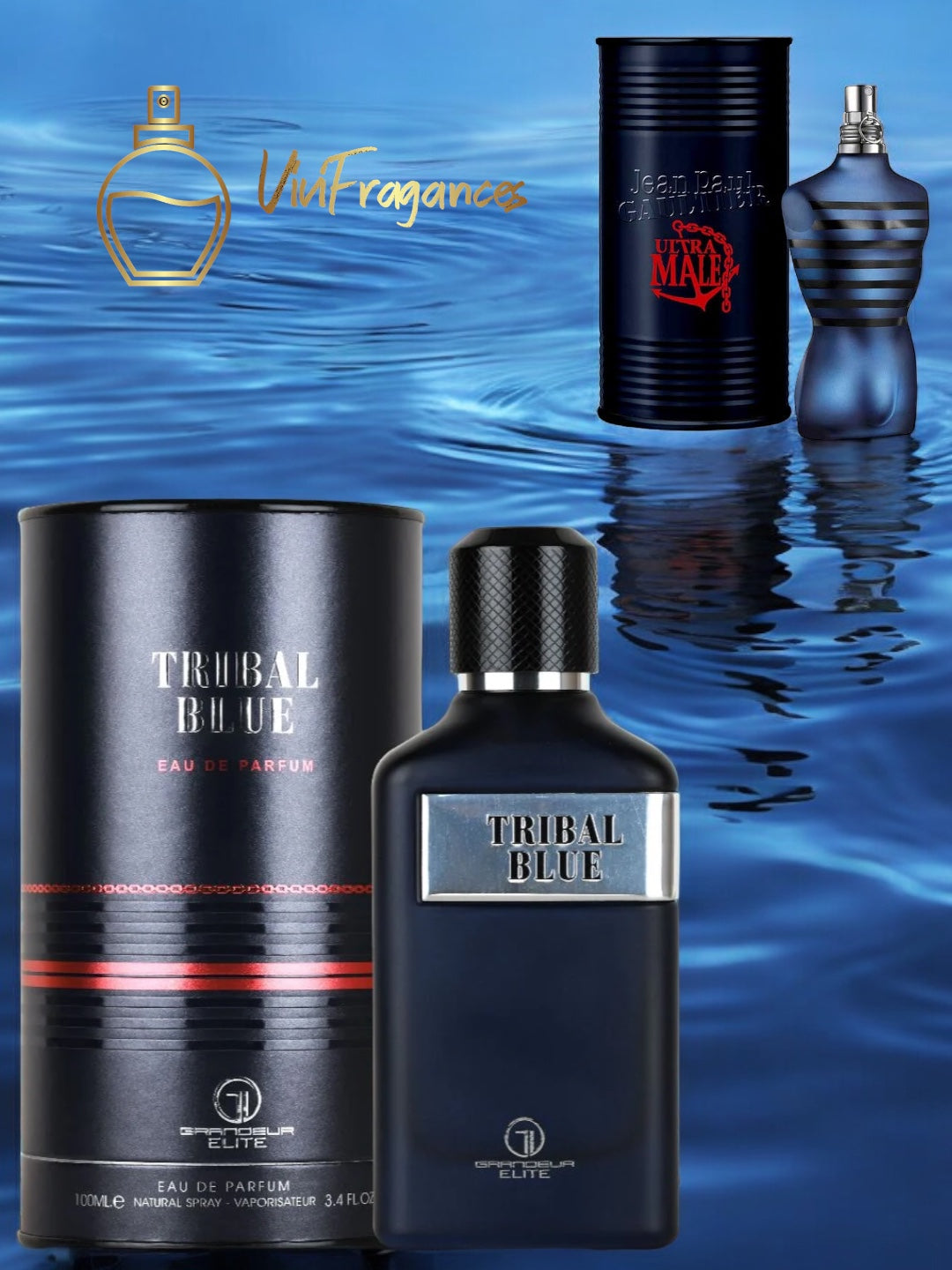 TRIBAL BLUE EAU DE PARFUM 100ml GRANDEUR