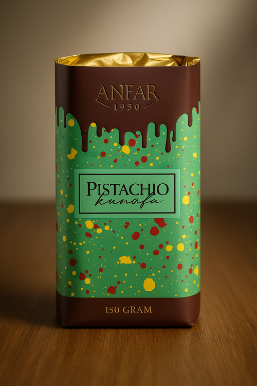 DUBAI PISTACHIO KUNAFA ANFAR 100ml AND CHOCOLATE 150 GRAM