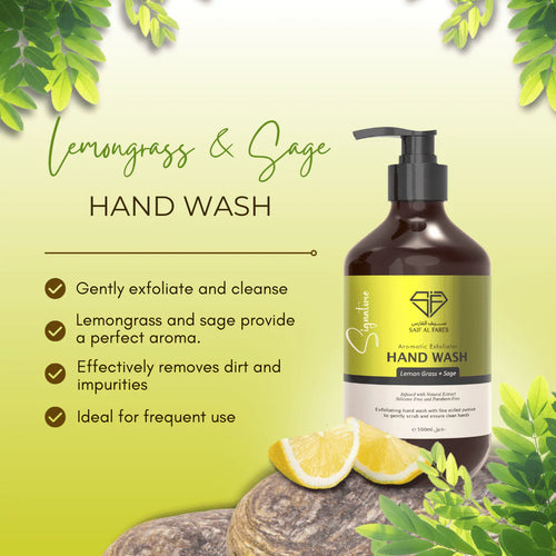 PUMICE HAND WASH LEMON GRASS + SAGE 500ML