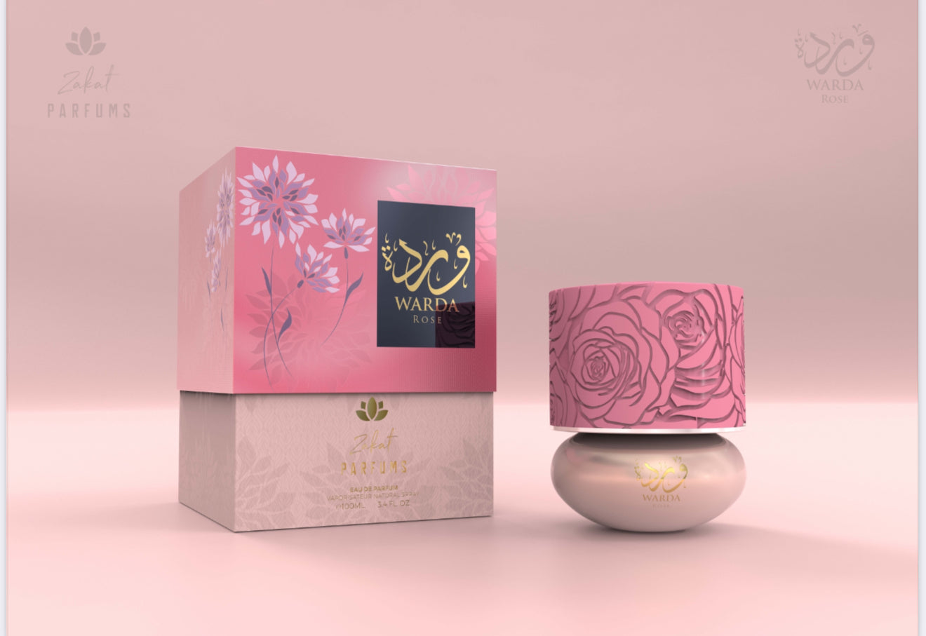 WARDA ROSE ZAKAT 100ml