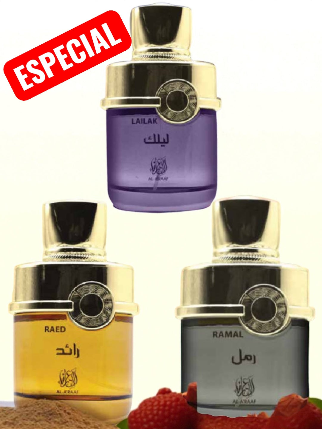 SET 3 PIEZAS C/U 100ml AL ARAAF