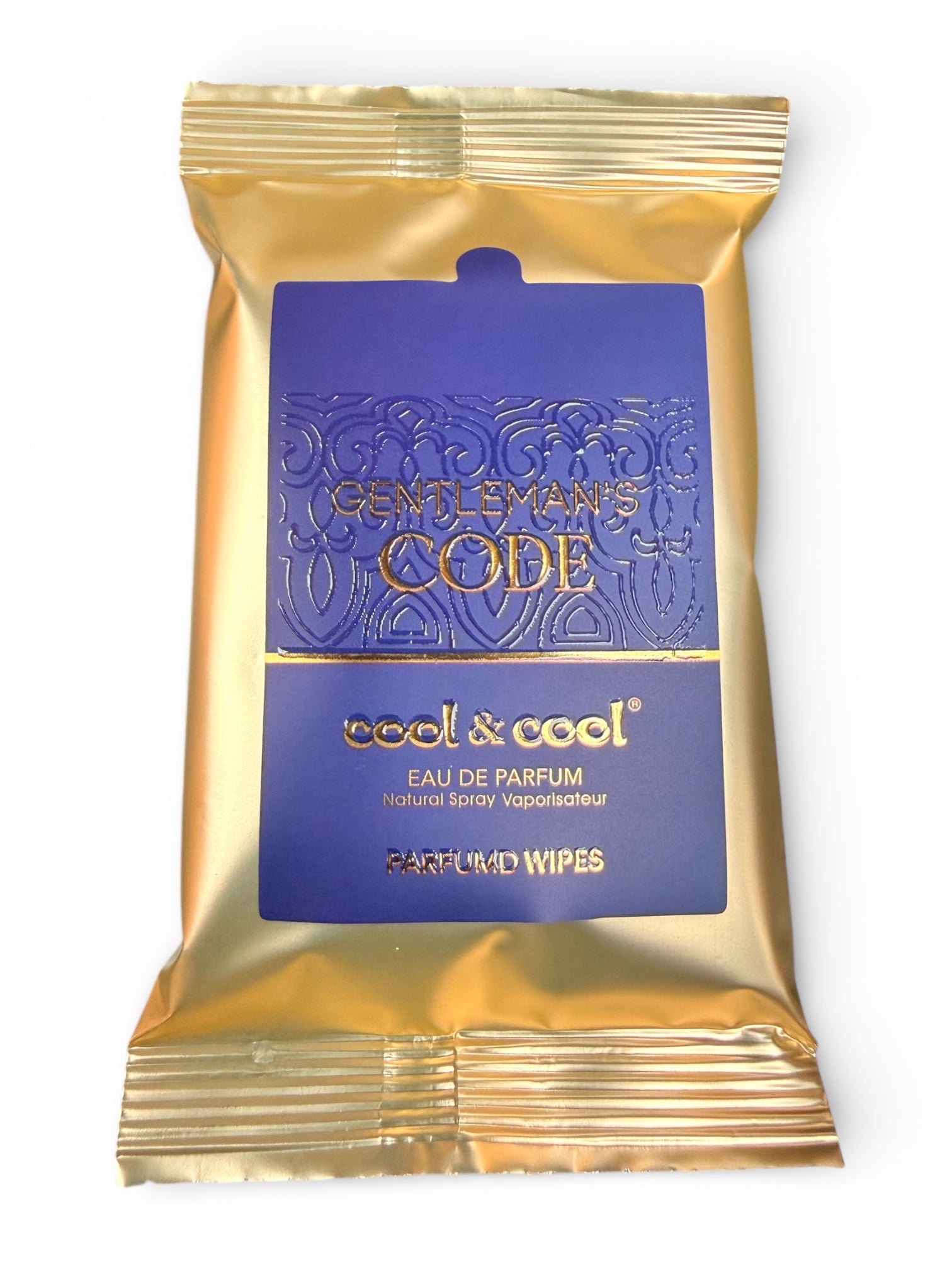 PERFUMED WIPES GENTLEMANS CODE 12 UNIDADES