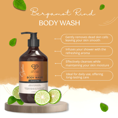PUMICE BODY WASH BERGAMOT RIND 500ML