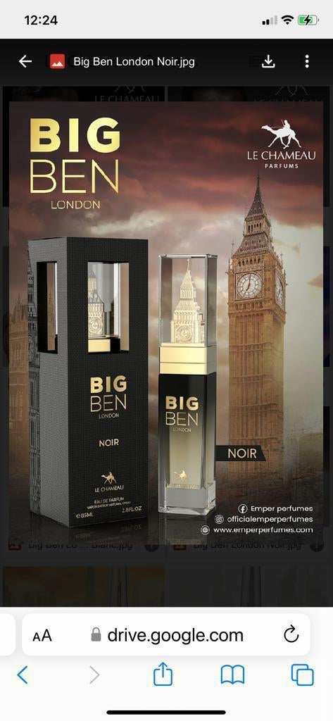 BIG BEN LONDON NOIR▫️