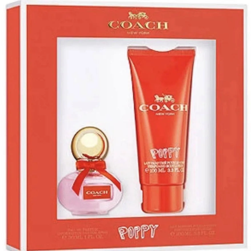 Coach Poppy by Coach 2 Piece Gift Set 1.0 PERFUME AND 3.4 BODY LOTION