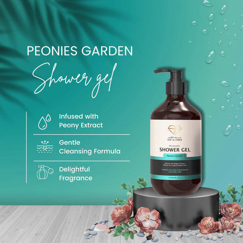 AROMATIC SHOWER GEL PEONIES GARDEN 500ML