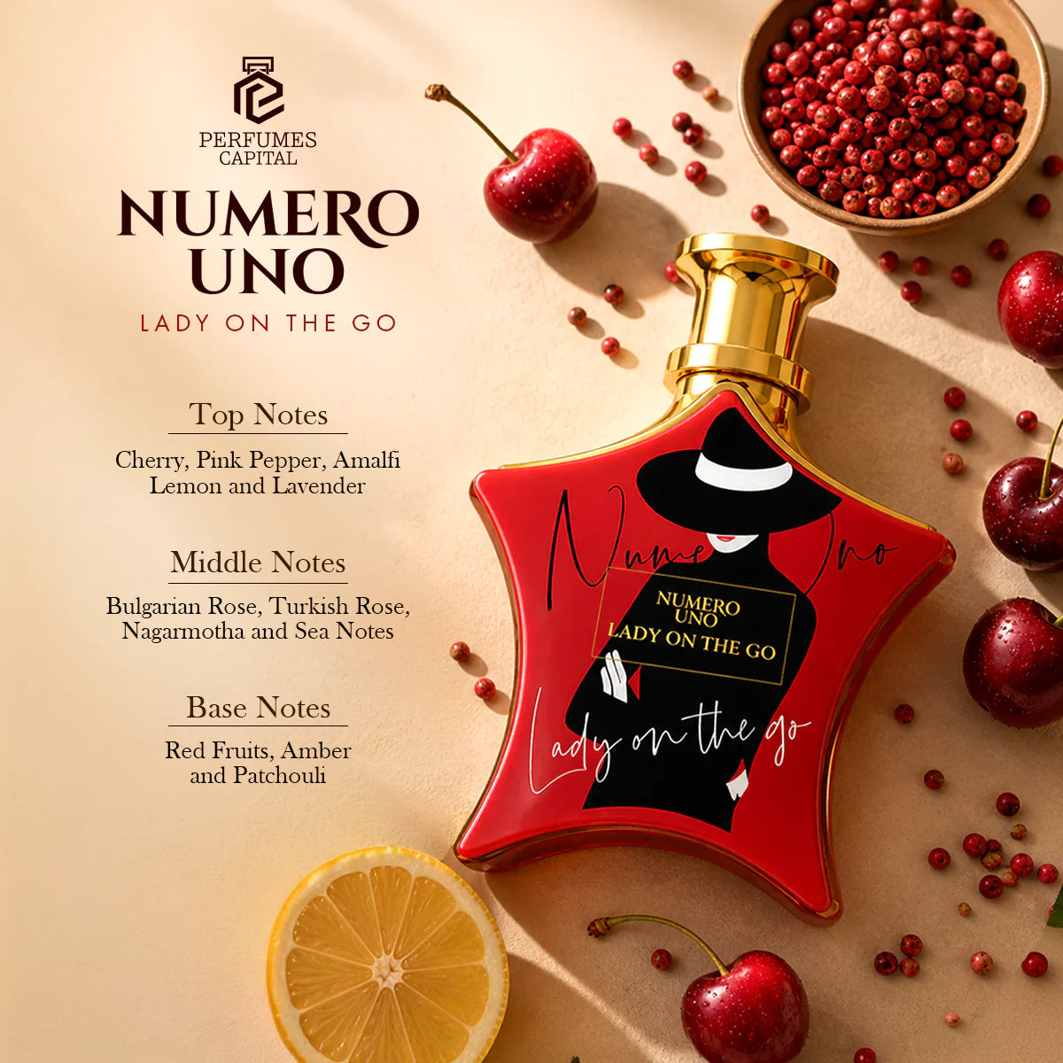 Numero Uno Lady On The Go
100ml Eau de Parfum By Emper