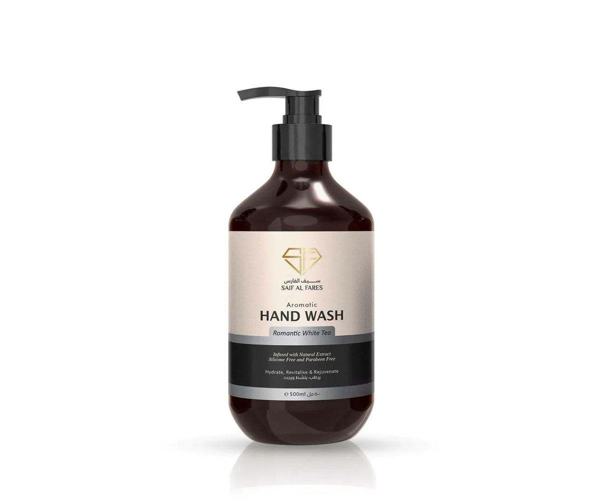 AROMATIC HAND WASH ROMANTIC WHITE TEA 500ML