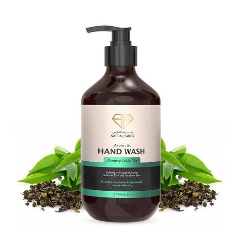 AROMATIC HAND WASH COUNTRY GREEN TEA 500ML