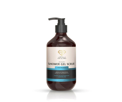 AROMATIC SHOWER GEL SCRUB WILD BLUEBERRY 500ML