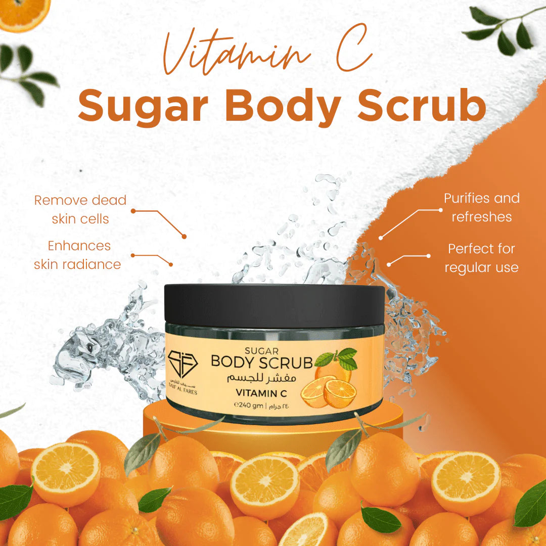 SUGAR BODY SCRUB VITAMIN C 240GM