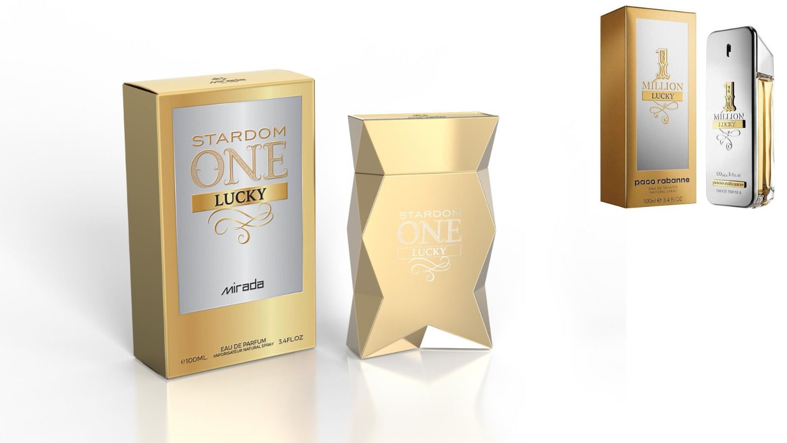 Stardom One Lucky ( mens ) Edp 3.4oz by Mirada Perfumes