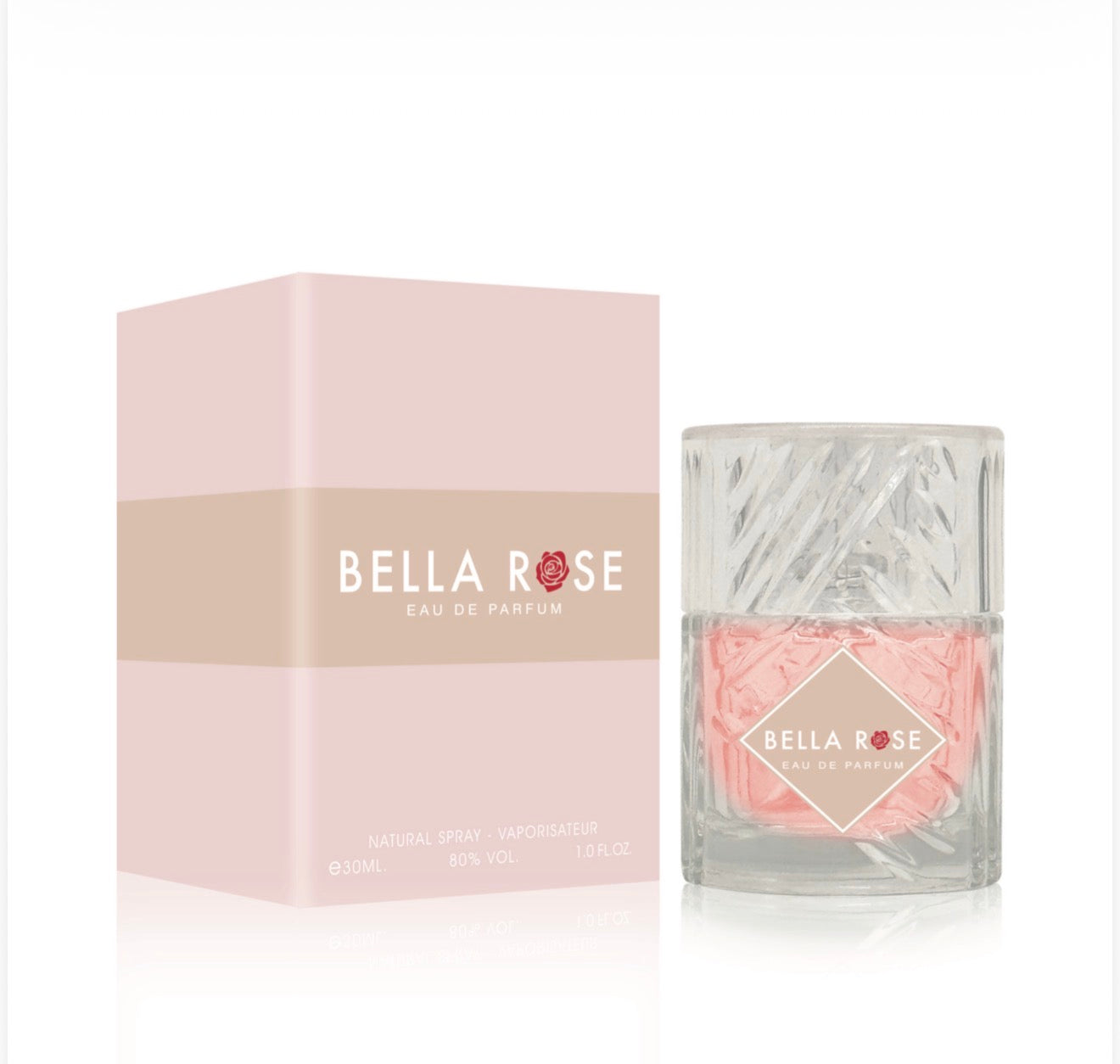 12 PIEZAS PERFUME 30ml BELLA ROSE