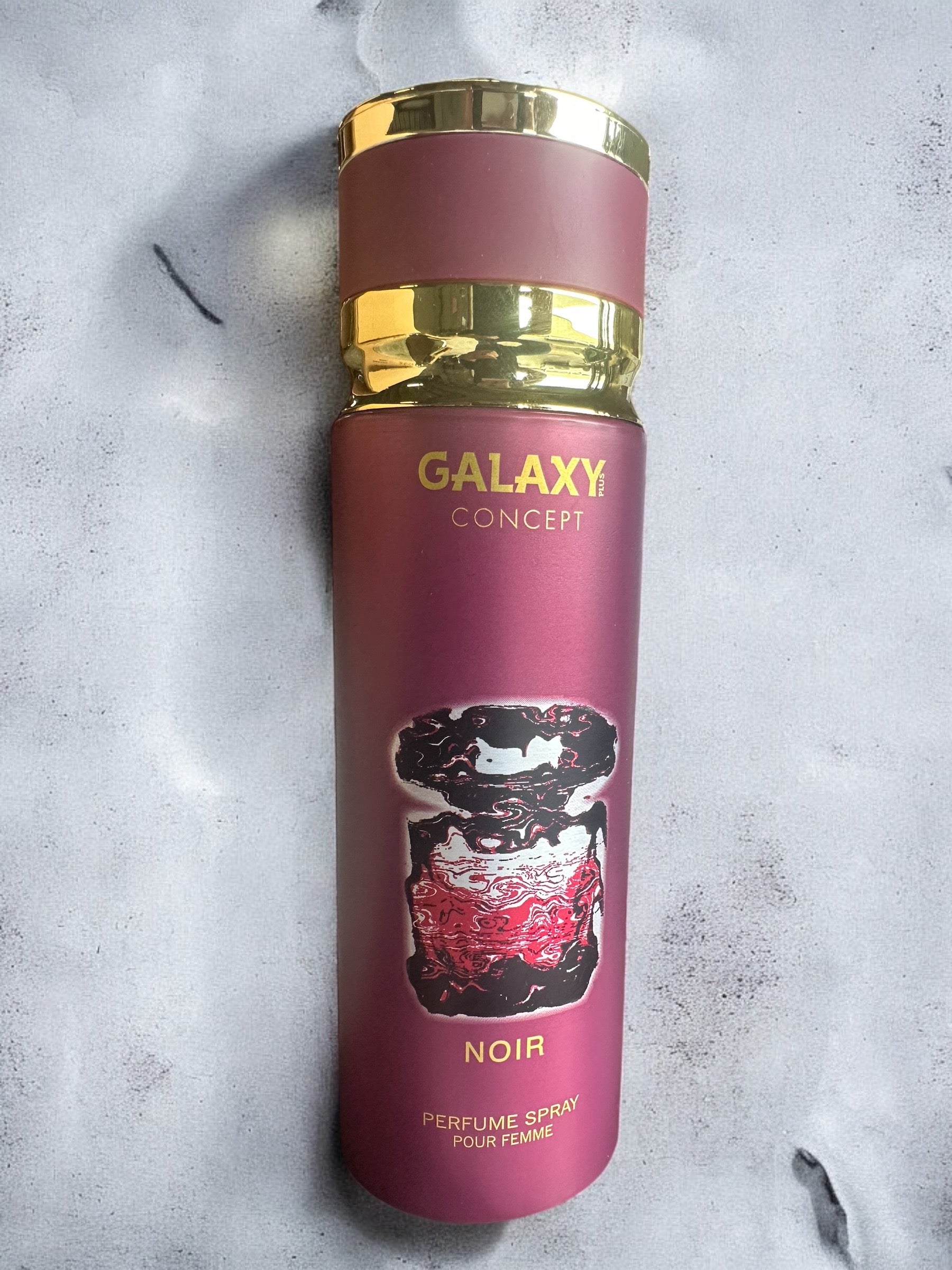 GALAXY NOIR BODY SPRAY 12 UNIDADES