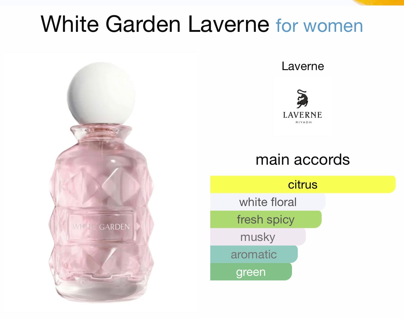 WHITE GARDEN LAVERNE 100ml