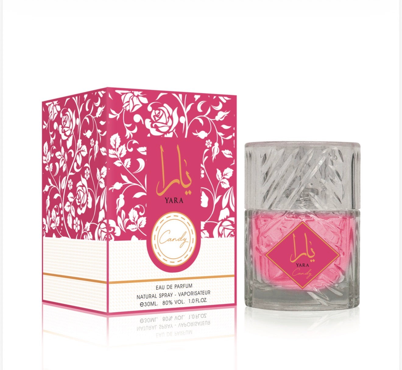 12 PIEZAS PERFUME 30ml YARA CANDY