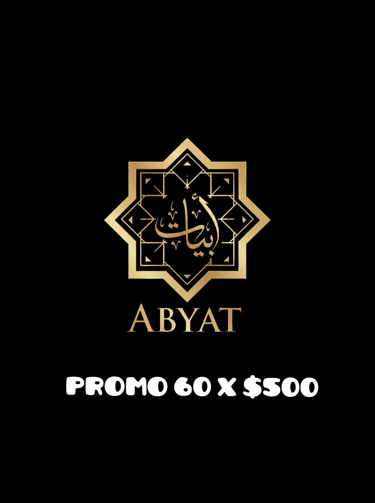 Promo ABYAT 60 Fragancias x $500